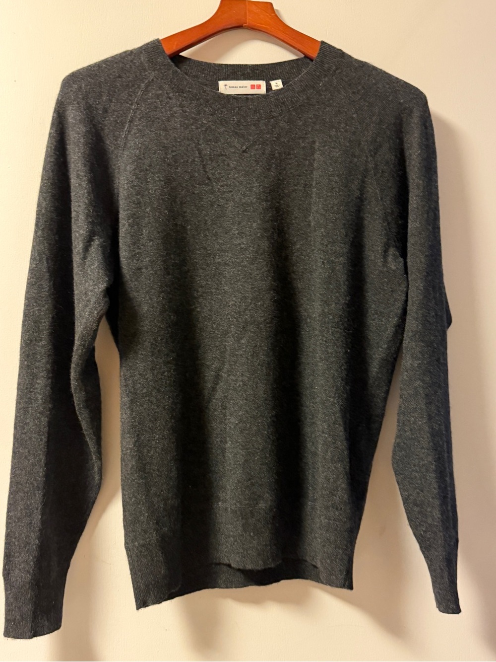 Tomas Maier Men’s Crewneck Sweater - Charcoal Gray